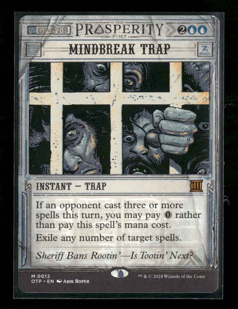Outlaws of Thunder Junction: Breaking News Mindbreak Trap #12