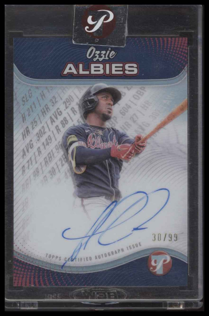 2024 Topps Pristine Pristine Production Auto Ozzie Albies #/99 #PPA-OA