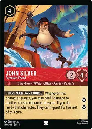 John Silver - Ferocious Friend (109/204) - Azurite Sea Cold Foil