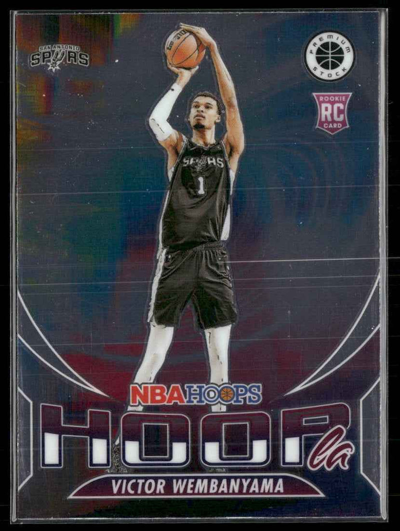 2023-24 Hoops Premium Stock Hoopla Victor Wembanyama #5
