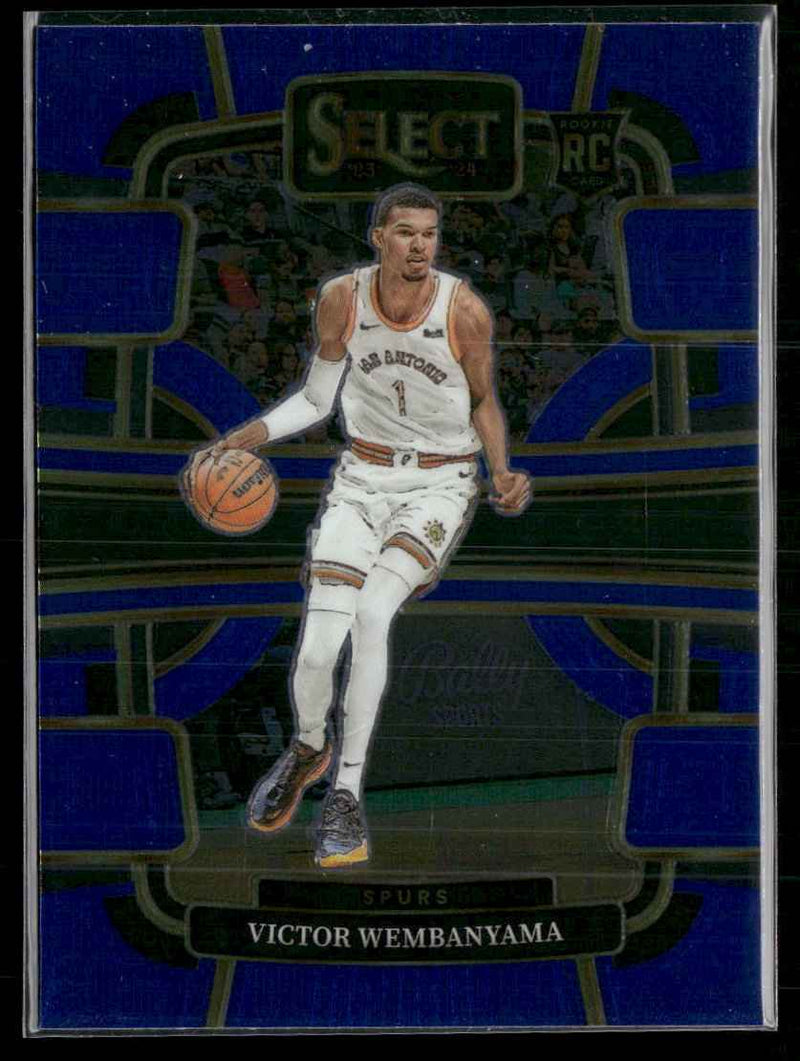 2023-24 Panini Select Blue (Retail Base) Victor Wembanyama Rookie #87
