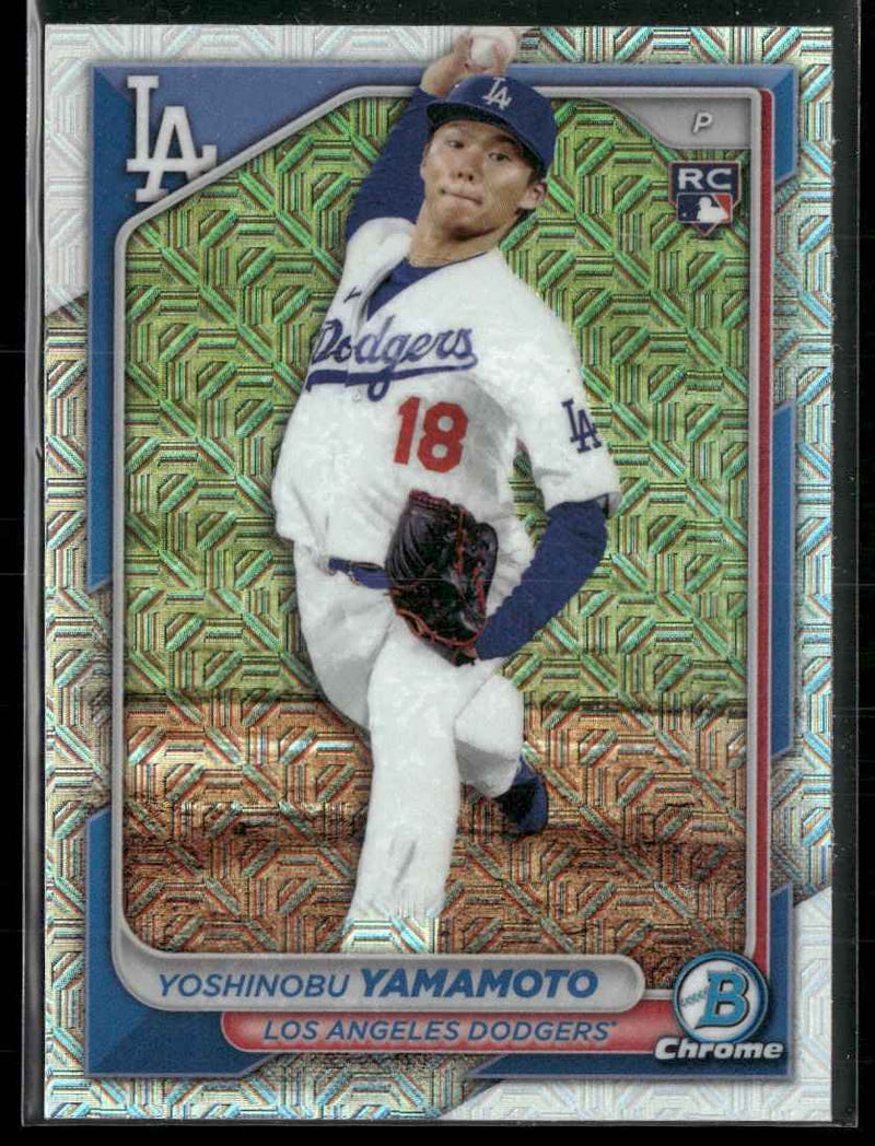 2024 Bowman Chrome Mojo Refractors Yoshinobu Yamamoto #36