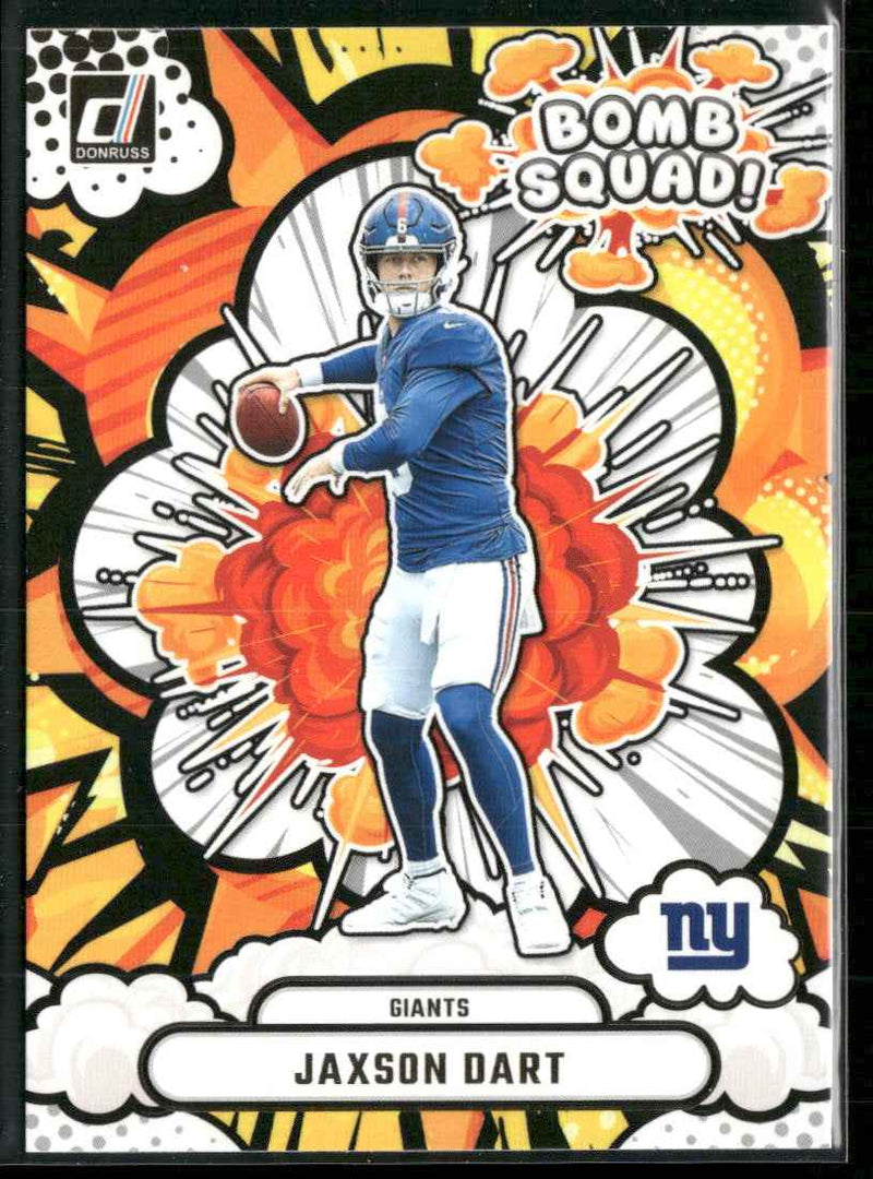2025 Donruss Bomb Squad Jaxson Dart #BS-JDT