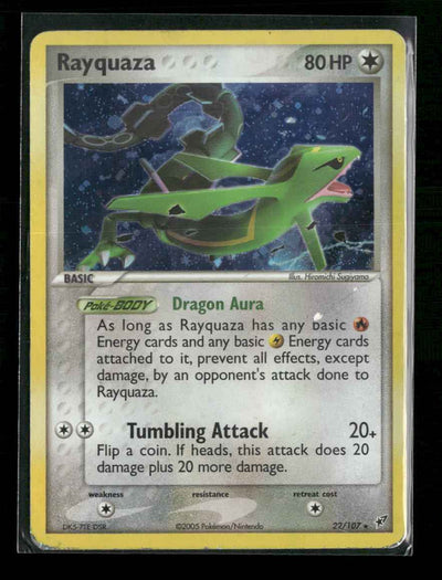 Deck Exclusives Rayquaza #022/107 Damaged