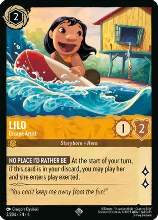 Lilo - Escape Artist (2/204) - Azurite Sea Cold Foil
