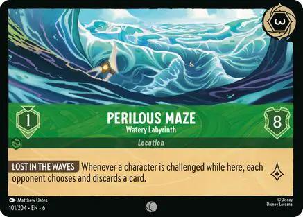 Perilous Maze - Watery Labyrinth (101/204) - Azurite Sea