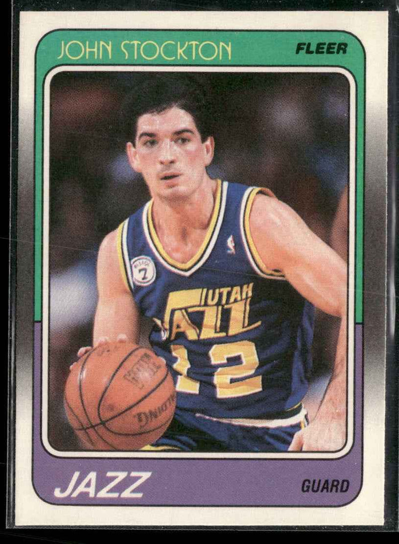 1988-89 Fleer John Stockton Rookie #115