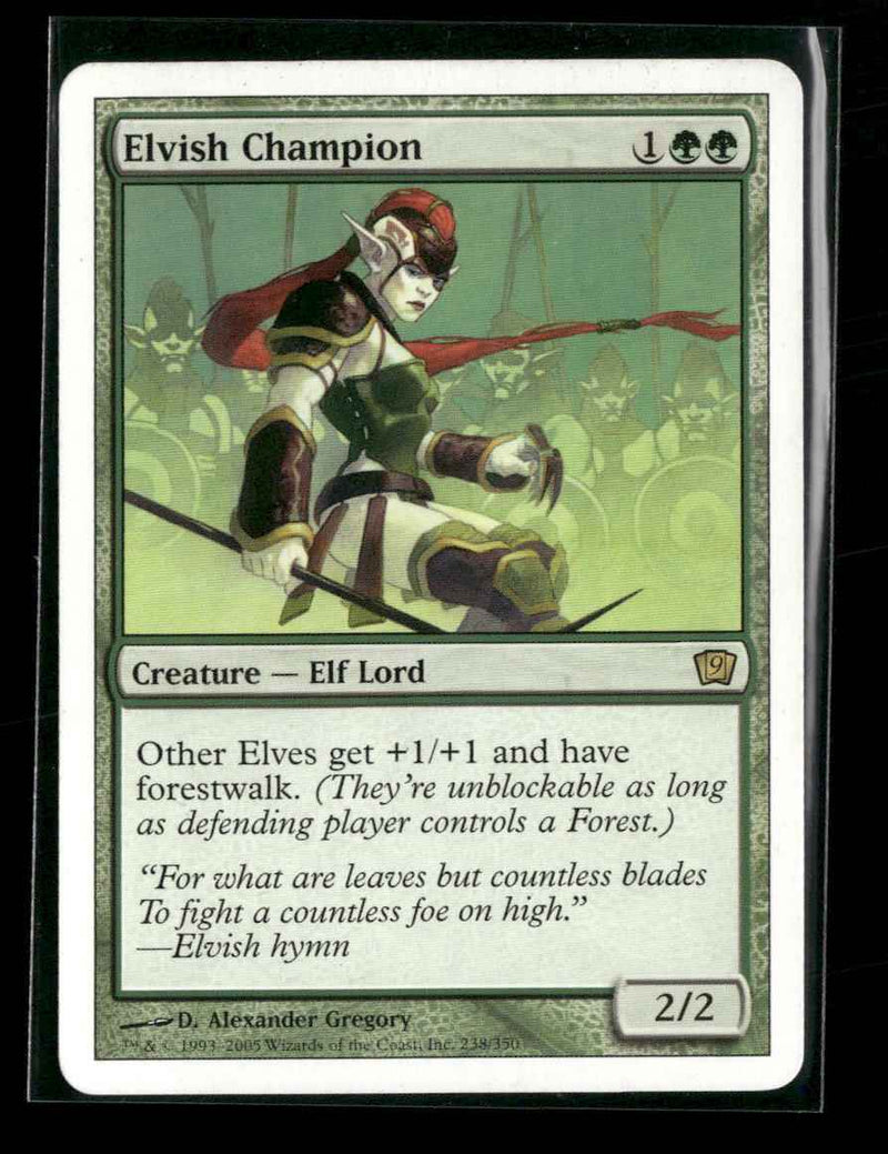 9th Edition Elvish Champion #761 *Damaged*