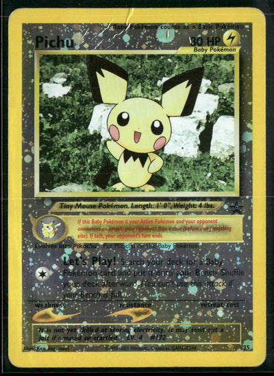 WoTC Promo Pichu #35/53 (Damaged)