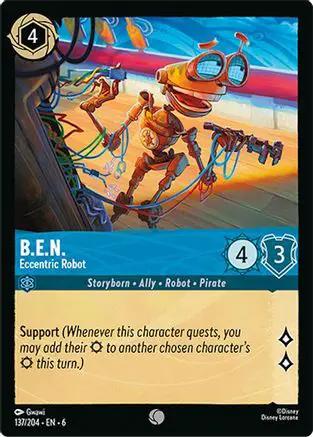 B.E.N. - Eccentric Robot (137/204) - Azurite Sea Cold Foil