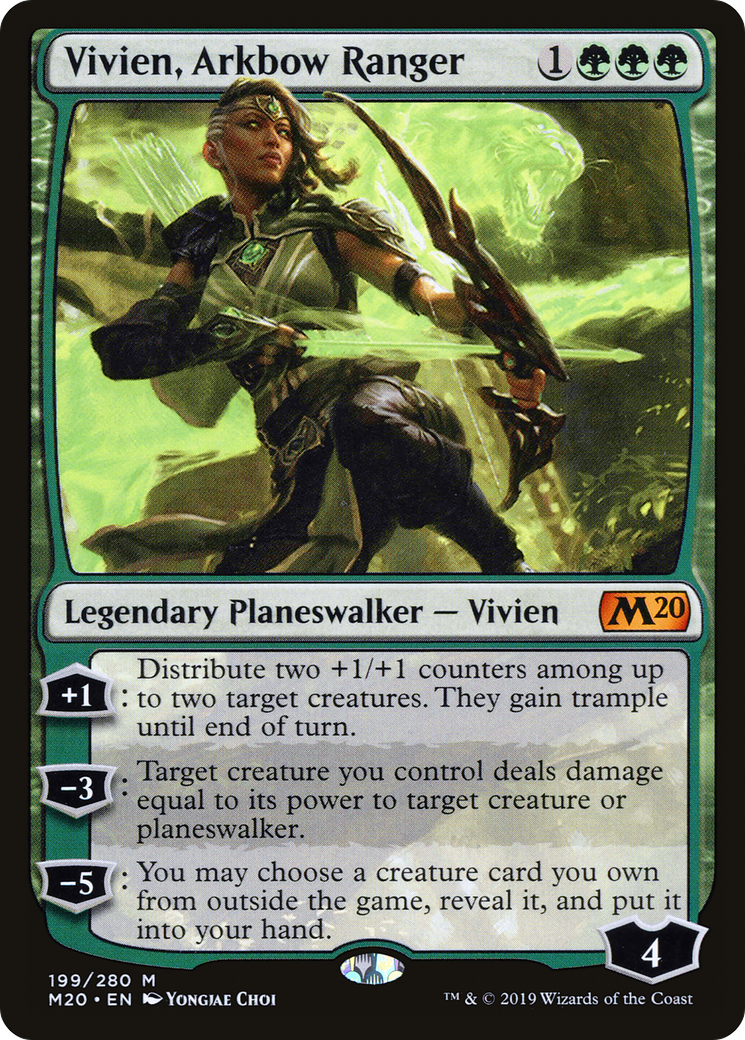 Vivien, Arkbow Ranger (M20-199) - Core Set 2020 Foil