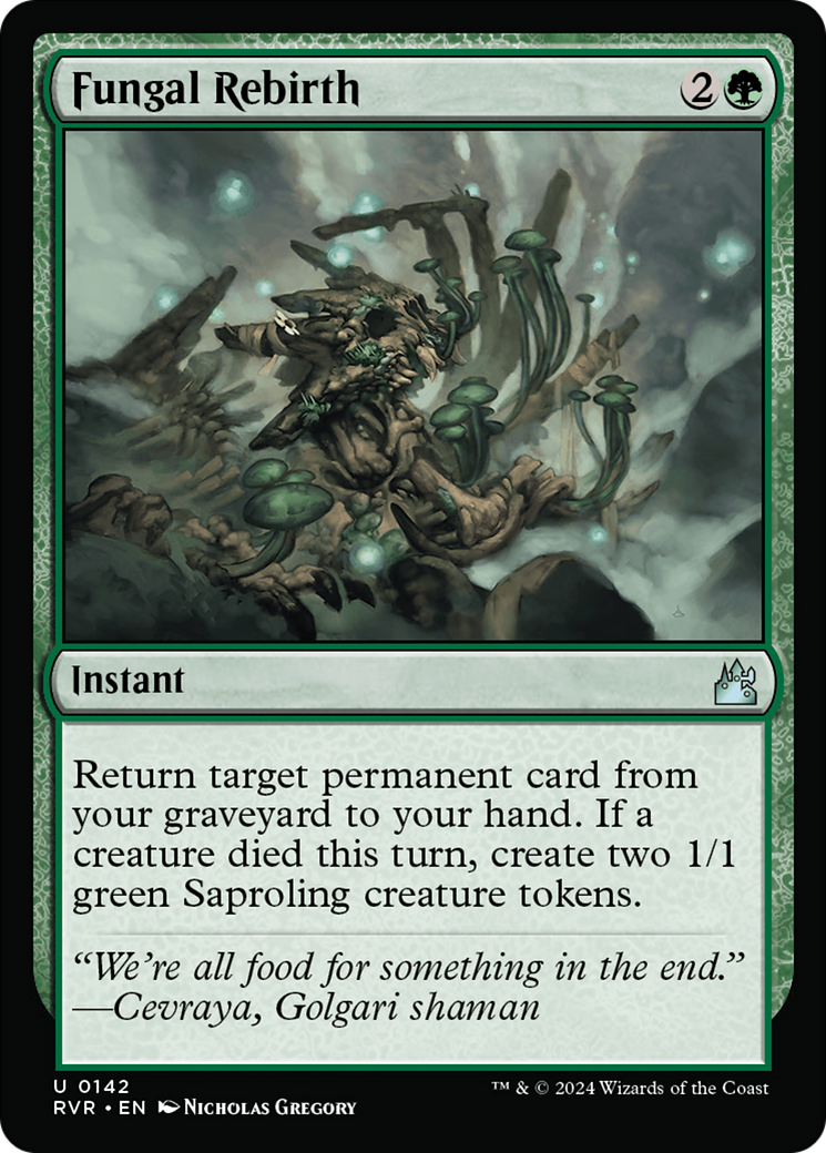 Fungal Rebirth (RVR-142) - Ravnica Remastered