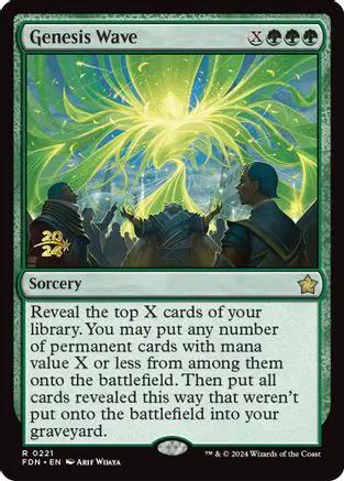 Genesis Wave (PRE-221) - Prerelease Cards Foil