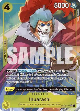 Inuarashi (Full Art) (OP06-100) - Premium Booster -The Best- Foil