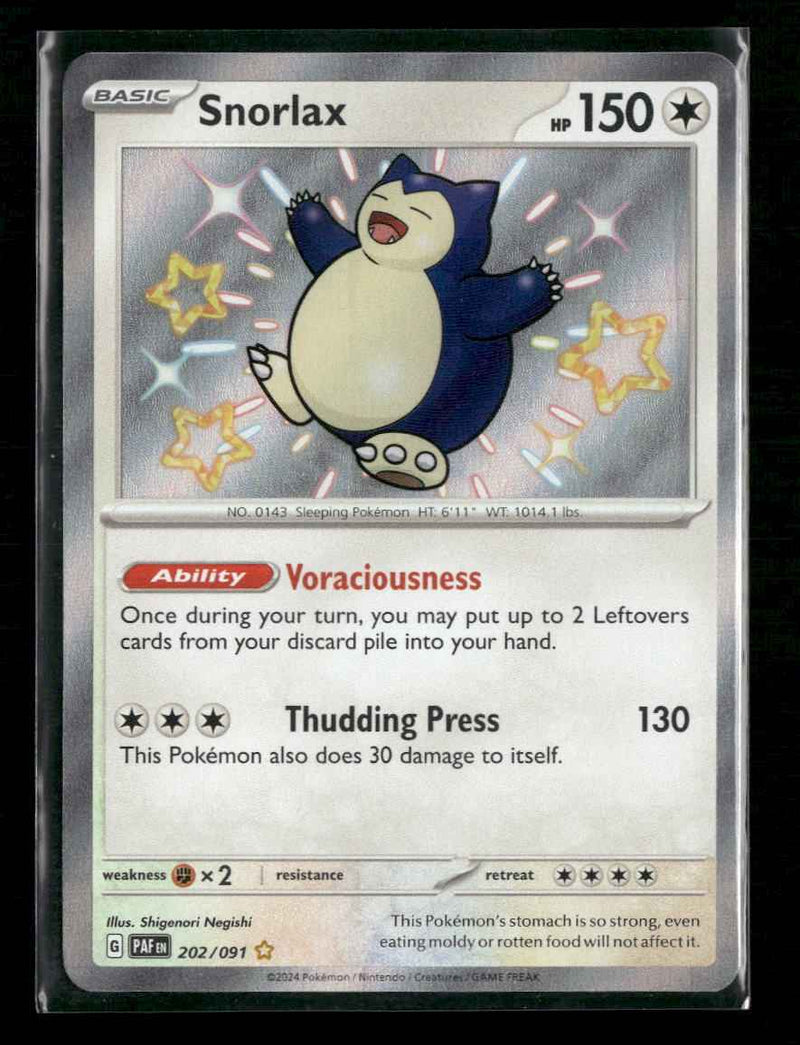 SV: Paldean Fates Snorlax #202/091