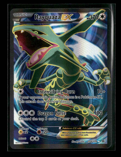 XY - Roaring Skies Rayquaza EX (104 Full Art) #104/108