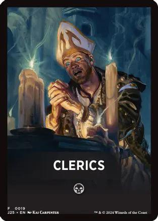 Clerics Theme Card (J25-019) - Foundations Jumpstart