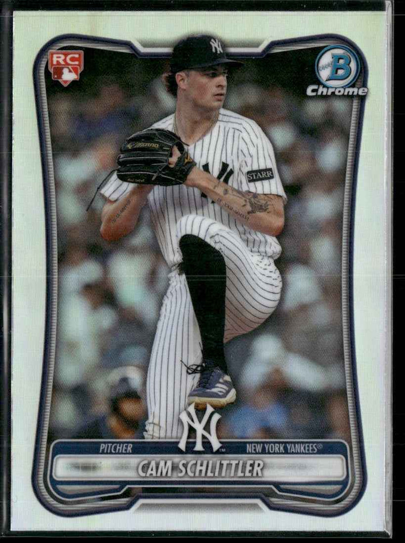 2026 Bowman Rookie Red RC Logo Cam Schlittler Rookie #53