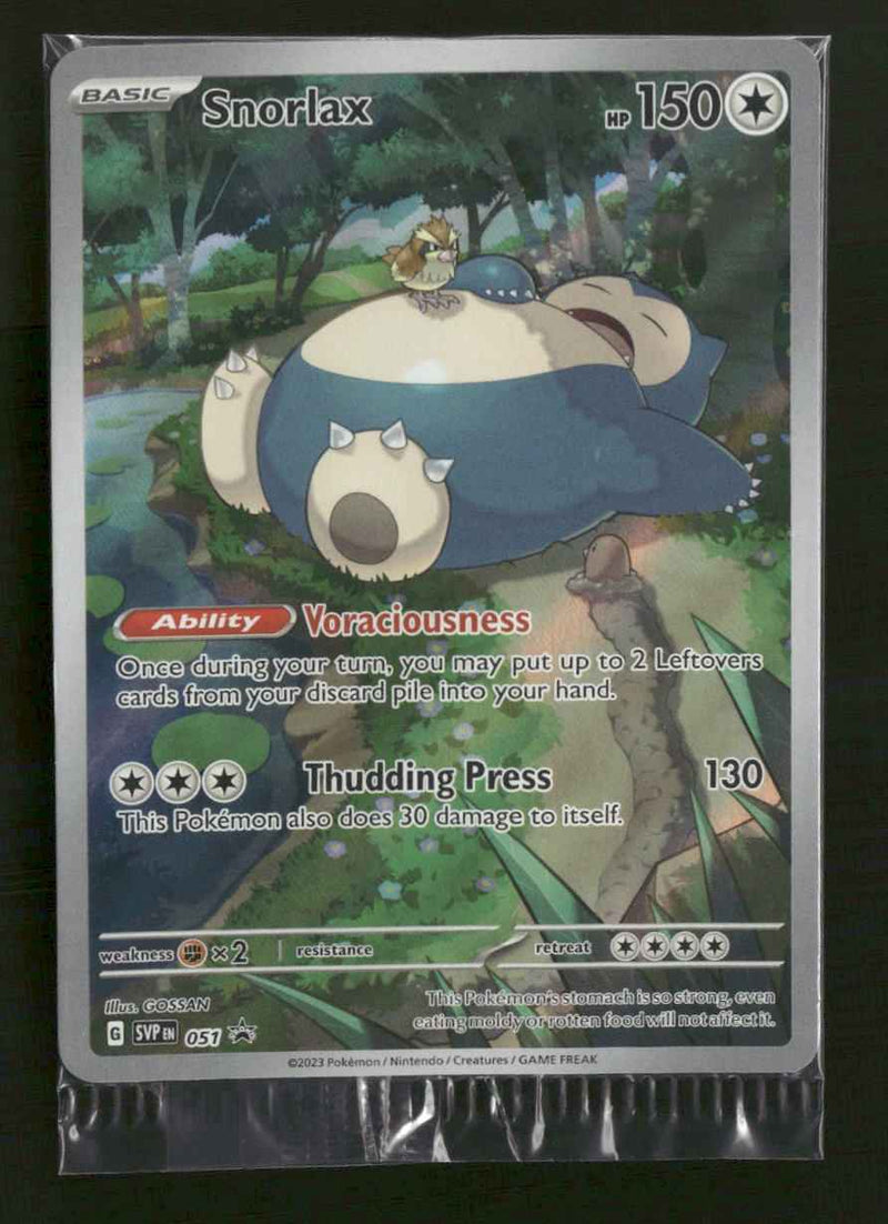 SV: Scarlet & Violet Promo Cards Snorlax #051 (Sealed)