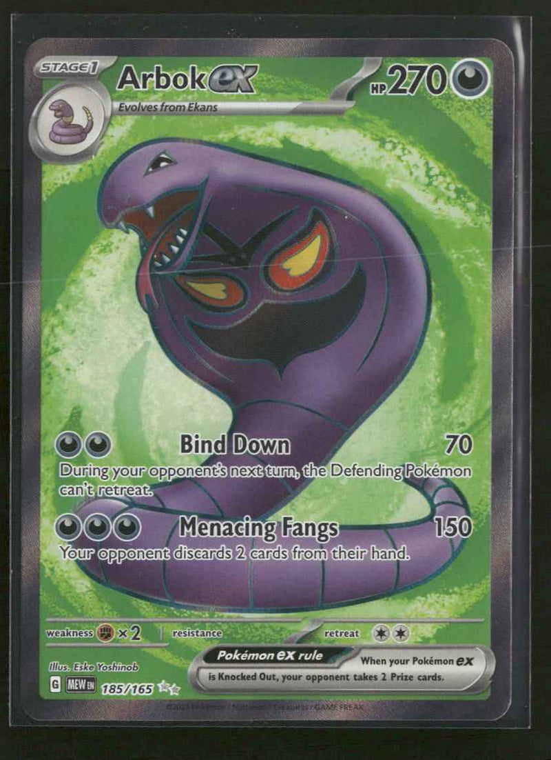 SV: Scarlet & Violet 151 Arbok ex #185/165