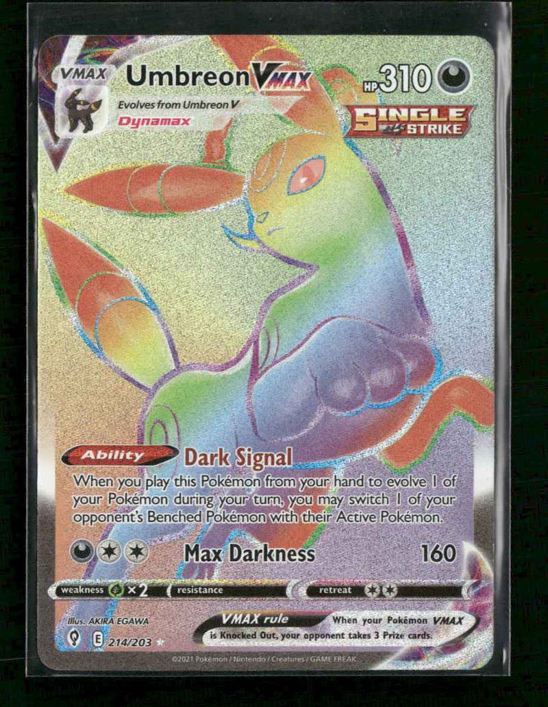 SWSH07: Evolving Skies Umbreon VMAX (Secret) #214/203
