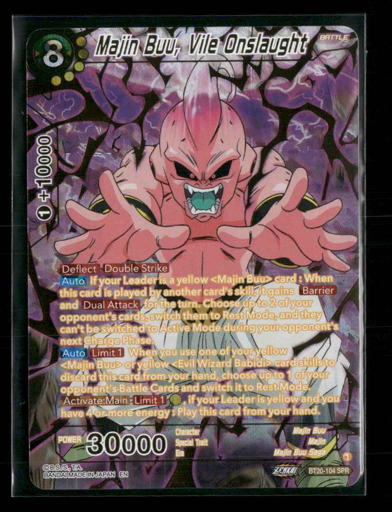 Power Absorbed Majin Buu, Vile Onslaught (SPR) #BT20-104