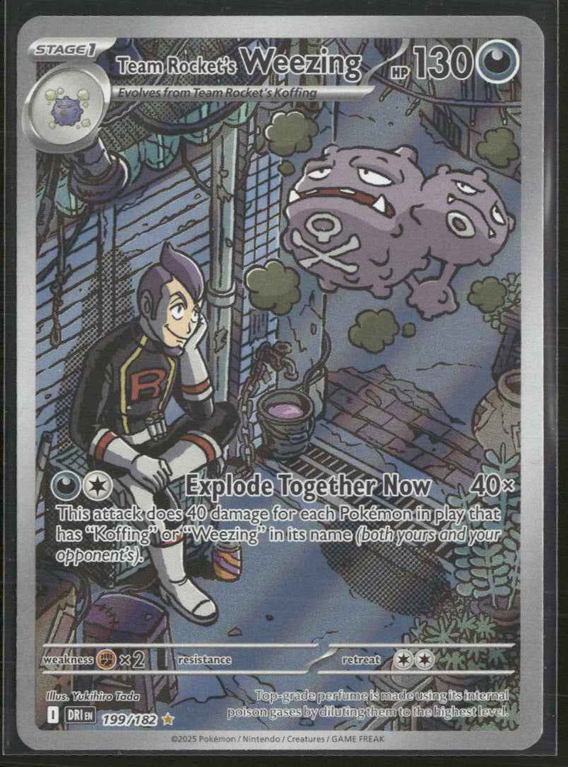 SV10: Destined Rivals Team Rocket's Weezing #199/182