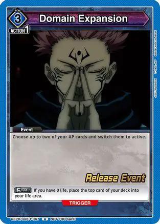 Domain Expansion (067) (UEPR/JJK-1-067) - UE03BT Jujutsu Kaisen Release Event Cards