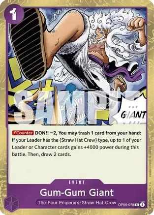 Gum-Gum Giant (OP09-078) - Emperors in the New World Foil