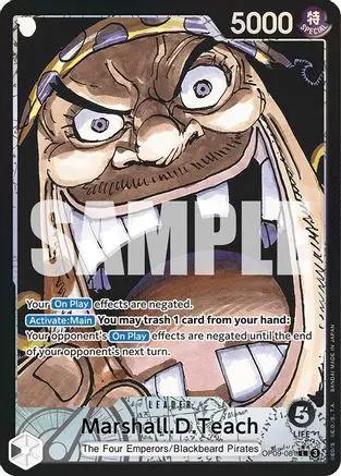 Marshall.D.Teach (081) (Parallel) (OP09-081) - Emperors in the New World Foil