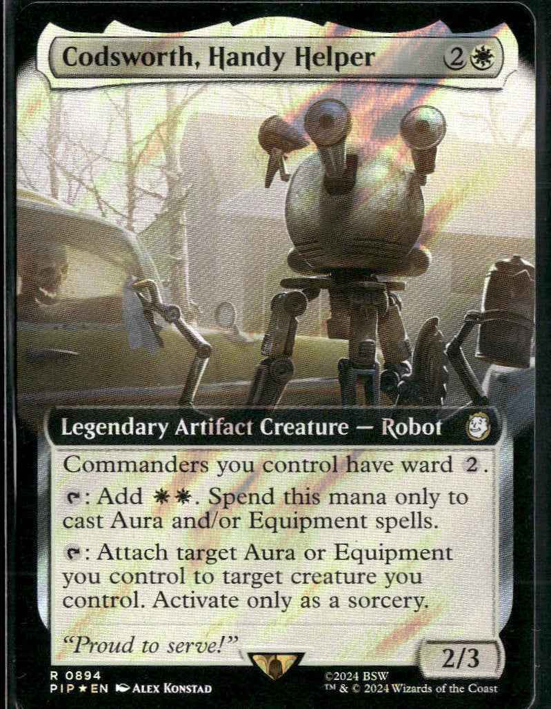 UB Fallout Codsworth, Handy Helper (Extended Art) (Surge Foil) #894