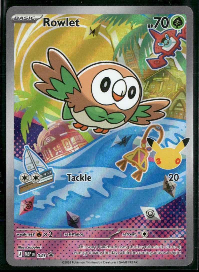 ME: Mega Evolution Promo Rowlet #043