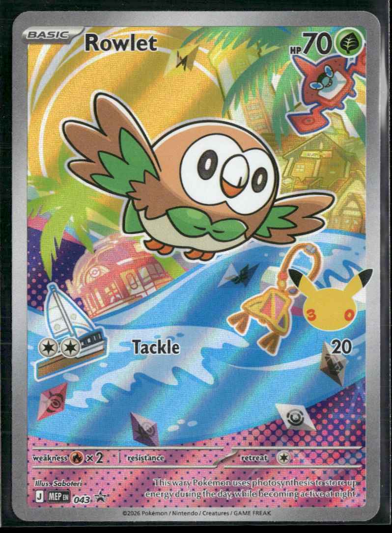 ME: Mega Evolution Promo Rowlet #043
