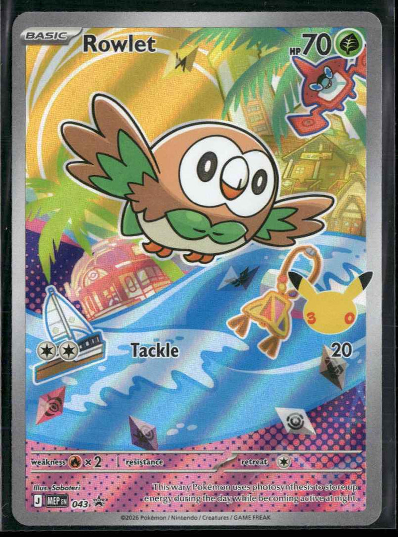 ME: Mega Evolution Promo Rowlet #043
