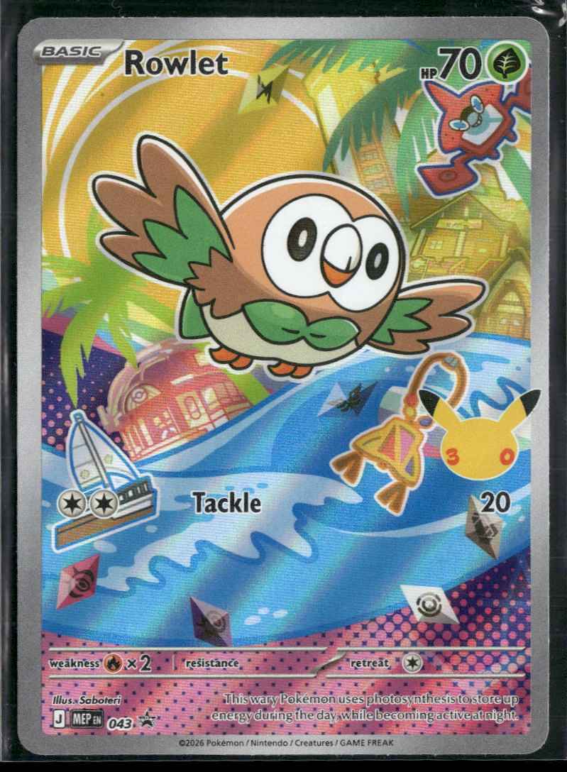 ME: Mega Evolution Promo Rowlet #043