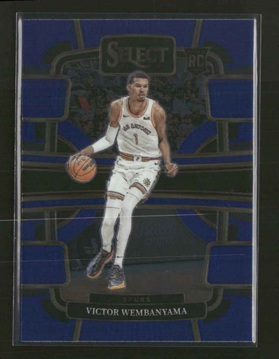 2023-24 Panini Select Blue (Retail Base) Victor Wembanyama Rookie #87