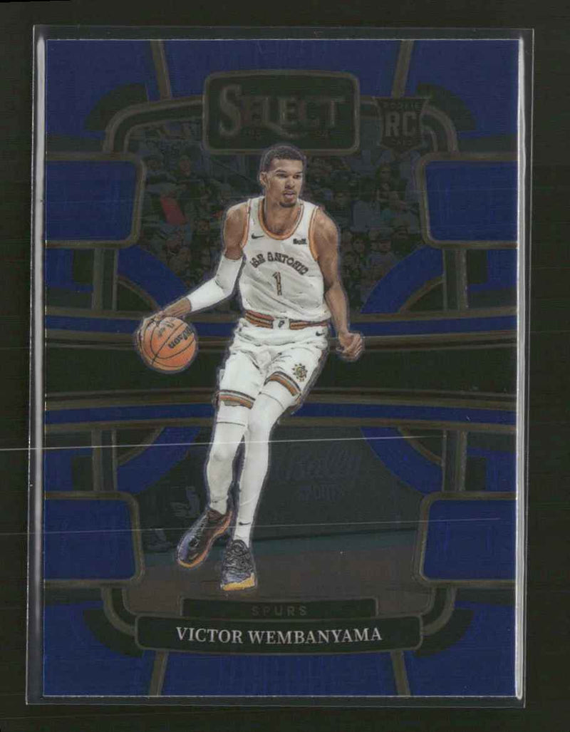 2023-24 Panini Select Blue (Retail Base) Victor Wembanyama Rookie #87