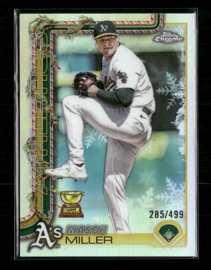 2025 Topps Holiday Refractor Mason Miller  #/499 #H48