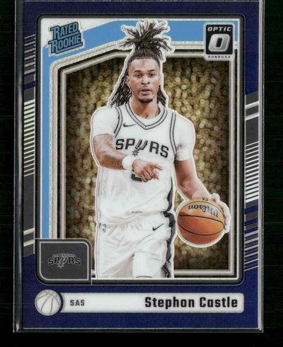 2024-25 Donruss Optic Purple Stephon Castle Rookie #254