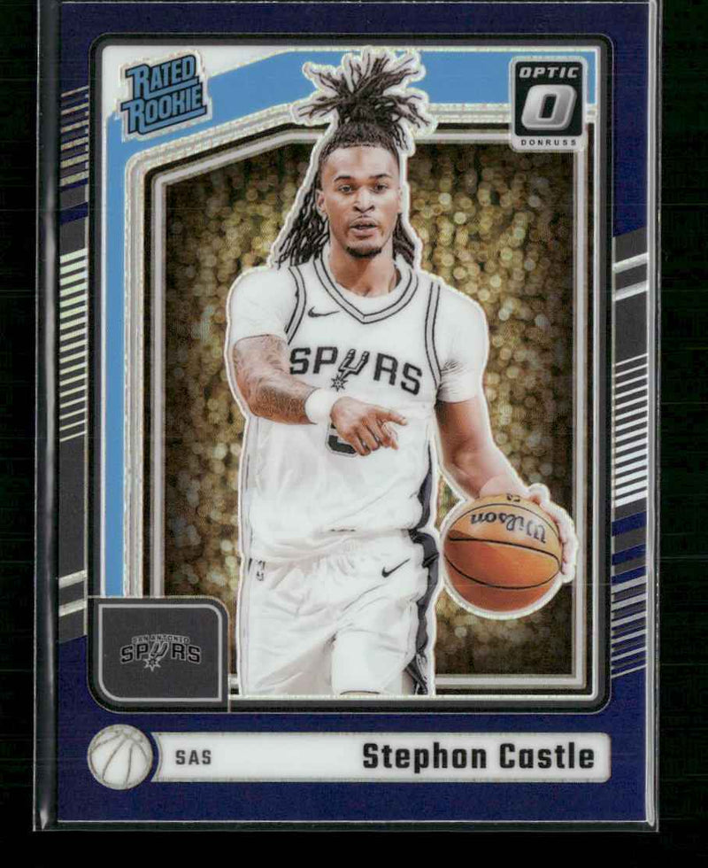 2024-25 Donruss Optic Purple Stephon Castle Rookie #254