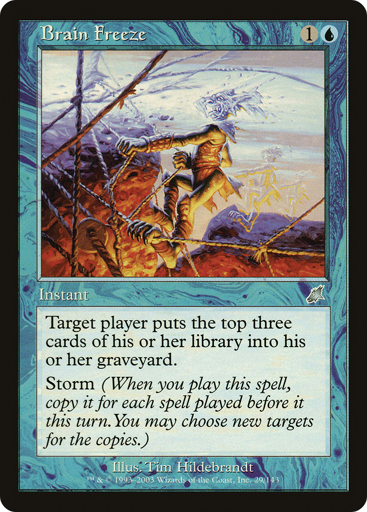 Brain Freeze (SCG-029) - Scourge Foil