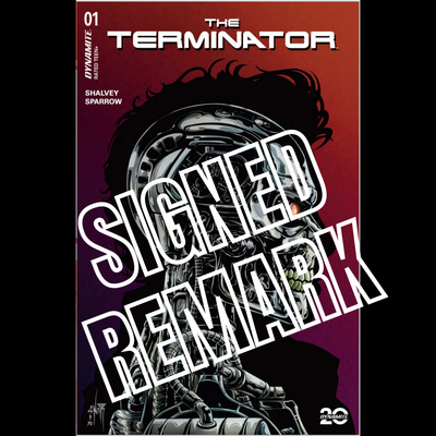 TERMINATOR #1 JORDAN NOIR METAL COLOR VARIANT, SIGNED W/REMARK