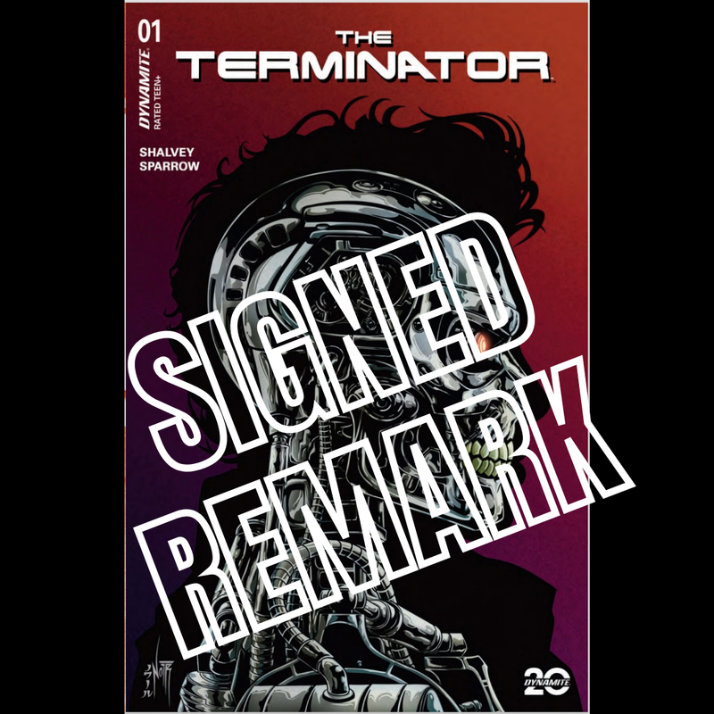TERMINATOR #1 JORDAN NOIR METAL COLOR VARIANT, SIGNED W/REMARK