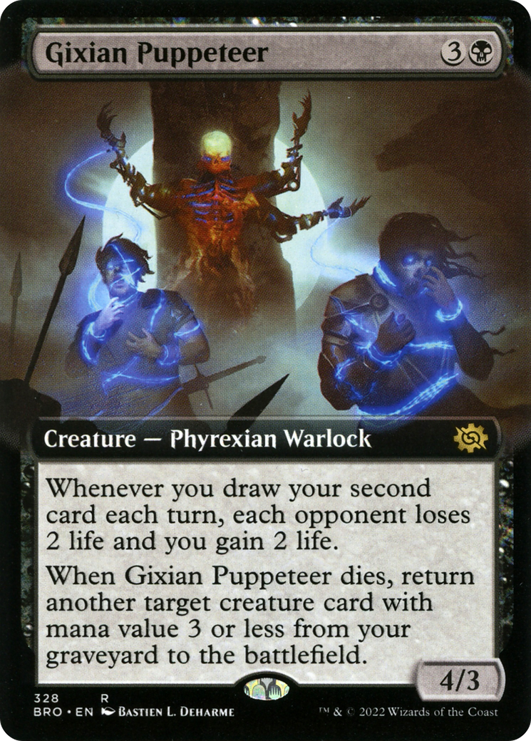Gixian Puppeteer (BRO-328) - The Brothers' War: (Extended Art) Foil