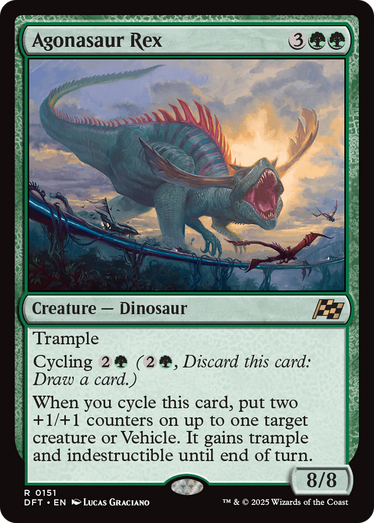 Agonasaur Rex (DFT-151) - Aetherdrift Foil
