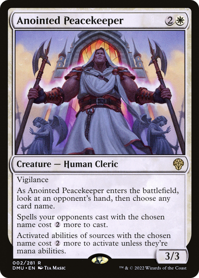 Anointed Peacekeeper (DMU-002) - Dominaria United