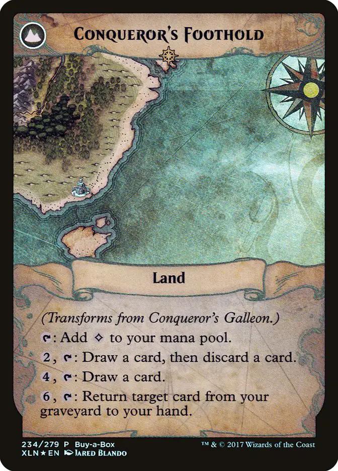 Conqueror's Galleon // Conqueror's Foothold (BABP-234) - XLN Treasure Chest: (compasslanddfc) Foil