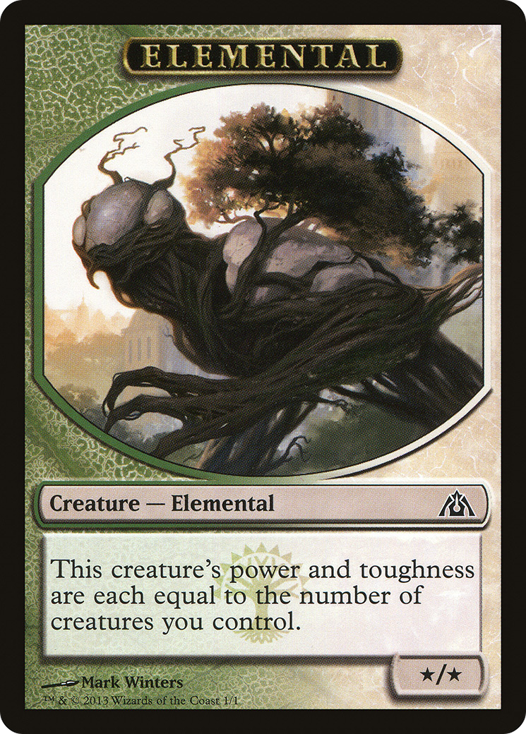 Elemental (DGM-001) - Dragon's Maze Tokens