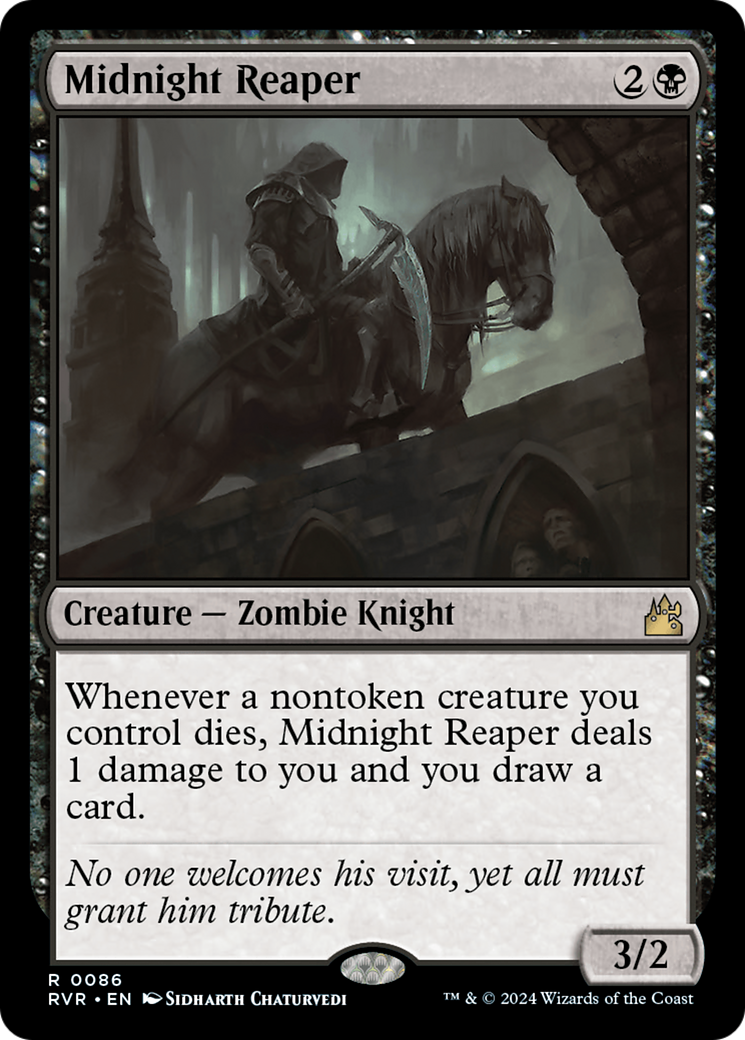 Midnight Reaper (RVR-086) - Ravnica Remastered Foil