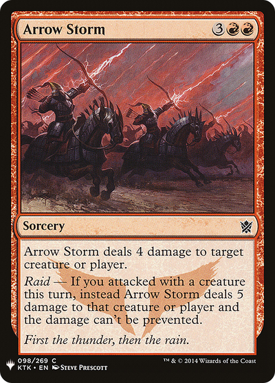 Arrow Storm (LIST-KTK-98) - The List